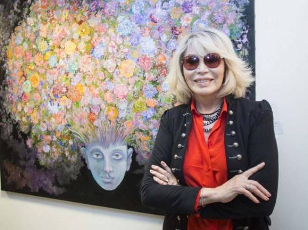 Grandi apprezzamenti per Amanda Lear in mostra a Roma 