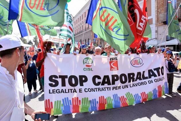  Via libera alla legge contro il caporalato Camusso CGIL : un buono e giusto provvedimento