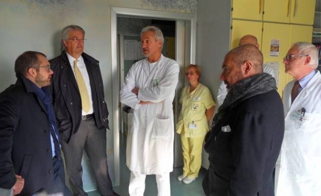 ASST Fabio Rolfi , Presidente Commissione Sanità Lombardia) ha visitato Ospedale di Cremona