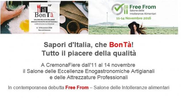 Da domani apre il Bontà CremonaFiere dall'11 al 14 novembre
