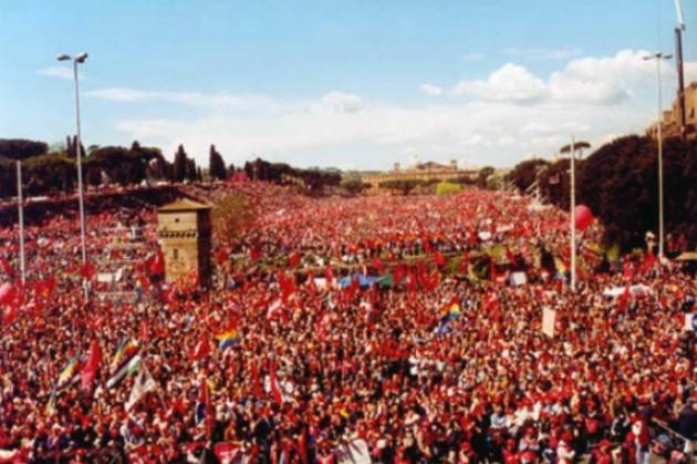 AccaddeOggi  12 novembre 1994 – Manifestazione a Roma Circa 1,5mil manifestano contro il primo Governo Berlusconi