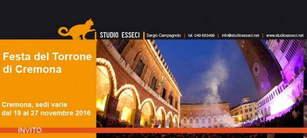 Tutto pronto per la Festa del Torrone di Cremona