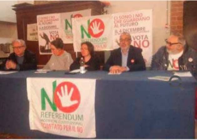 Cremona Verso il Referendum costituzionale del 4 dicembre Documento in 10 punti: La Sinistra è per il No