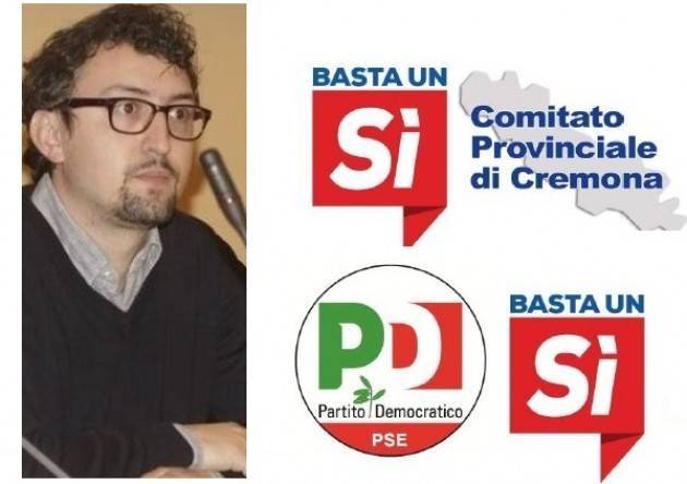 Referendum Costituzionale 4 dicembre 2016 Lettera  di Matteo Piloni (PD) agli iscritti