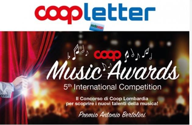 A Cremona l’evento Coop Music Awards- Premio Antonio Bertolini'
