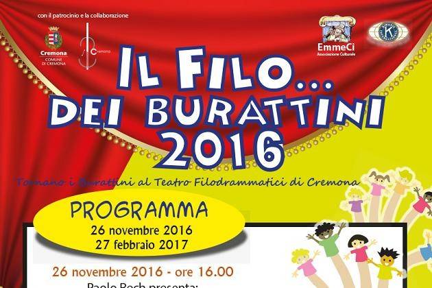 Cremona, torna ‘Il Filo dei Burattini’