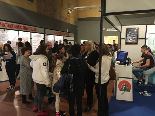 Cremona XXI edizione del Salone dello Studente, oltre 1800 ragazzi l'hanno visitato