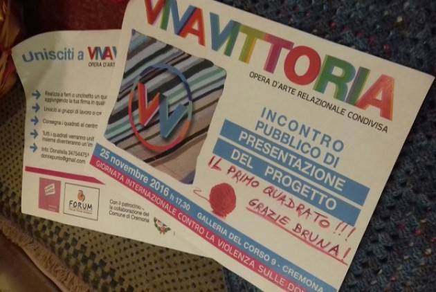 VivaVittoria a Cremona: si parte!