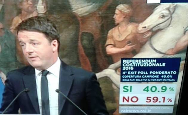 Referendum Vince il NO  Renzi si dimette  I Commenti raccolti in FB 