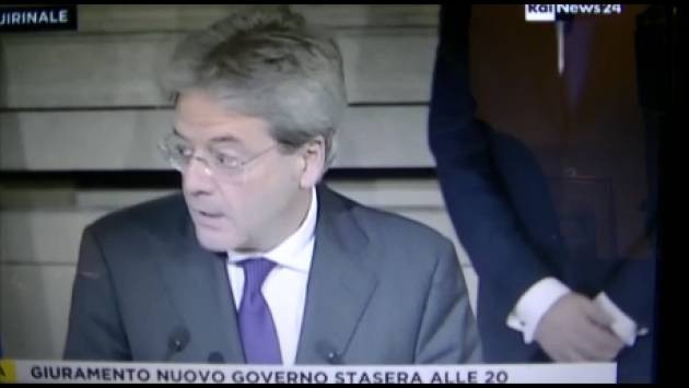 (Video) I ministri del Governo di Paolo Gentiloni e sue prime dichiarazioni