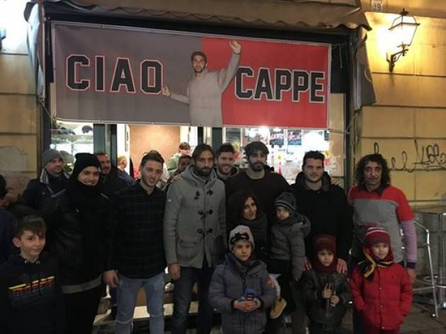 Grande festa per ricordare 'Lupo' tifoso della curva sud della Cremonese di Giorgio Barbieri