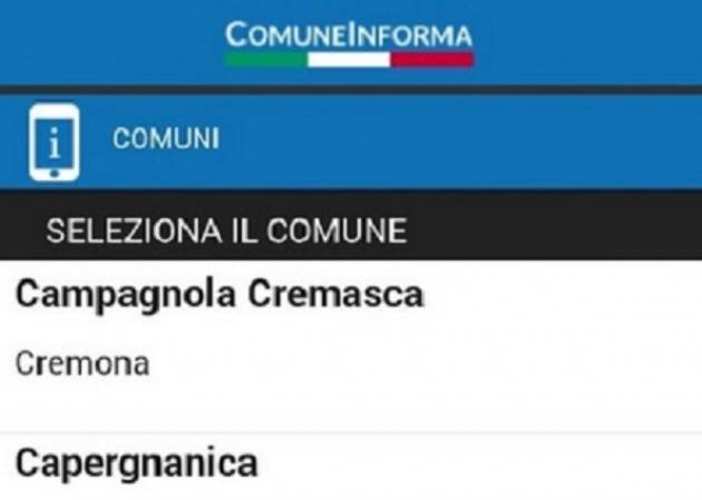 ComuneInforma, la nuova App cremasca per rimanere aggiornati