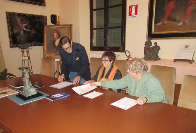 Il bozzetto in scala di Stradivari donato  da Gianfranco Paulli alla Fondazione Città di Cremona