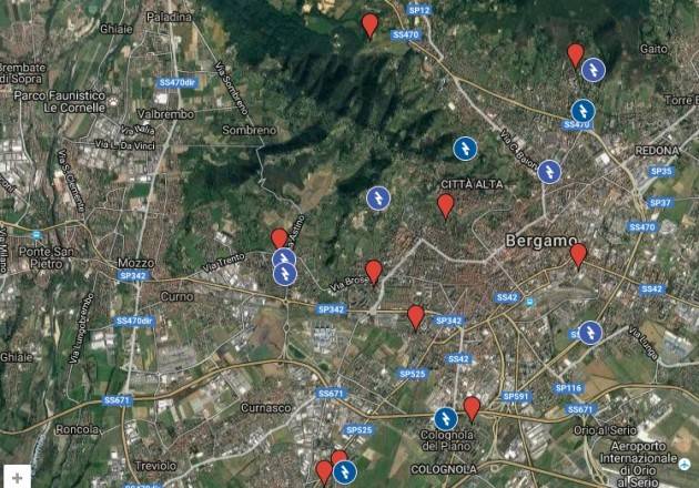 Bergamo Luce nuova nel 2017 in dieci luoghi bui della città 