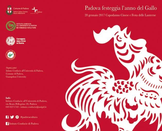 Padova festeggerà il capodanno cinese nell’anno del Gallo