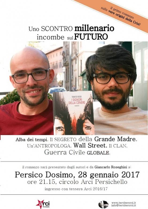 Persico Dosimo (Cr ) Tersite Rossi presenta il suo ultimo romanzo