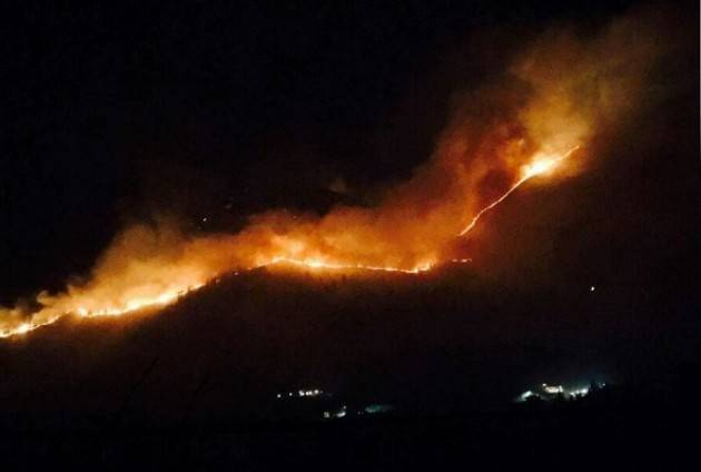 Coldiretti Vento e clima secco, inferno di fuoco nel Bresciano