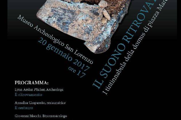 Cremona, venerdì 20 gennaio al Museo Archeologico “Il suono ritrovato”