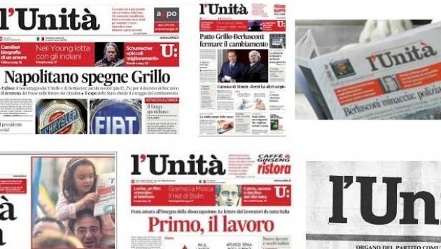 Salviamo il giornale fondato da Antonio Gramsci:  l’UNITA’ di Francesco Lena