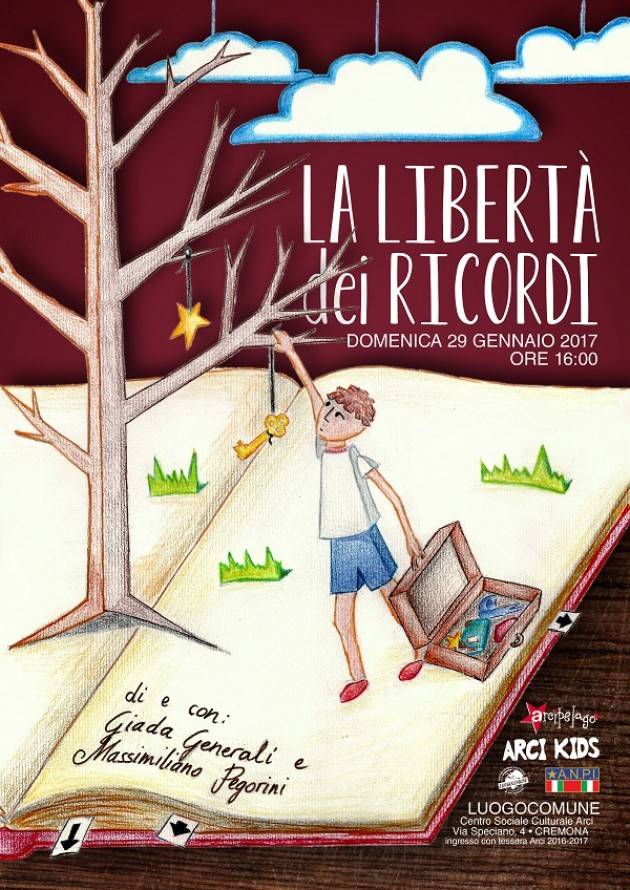 Giornata della memoria All’Arci di Cremona spettacolo teatrale