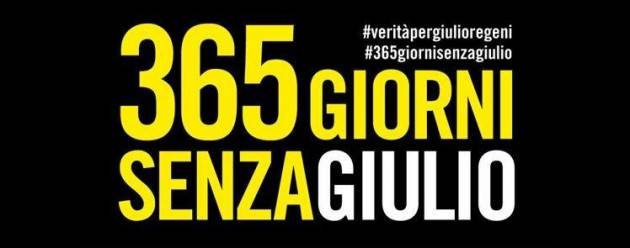 Cremona Oggi Mercoledì 25 gennaio ore 19.20 fiaccolata in onore a Giulio Regeni