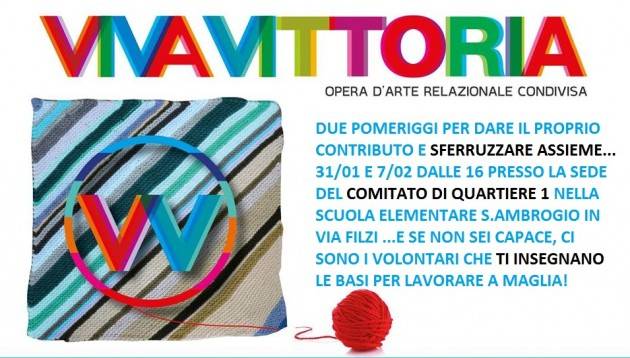 Cremona Il Comitato di Quartiere 1 ha aderisce all'iniziativa 'VivaVittoria'
