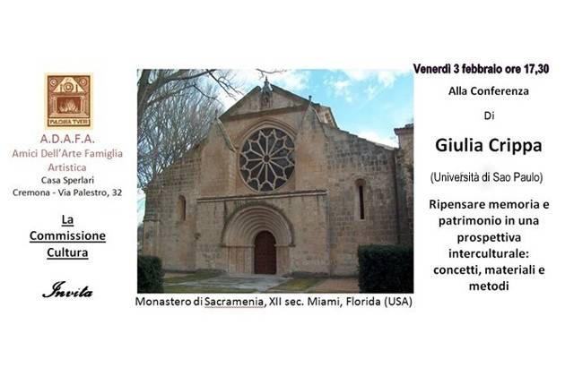 Cremona, ADAFA: “Ripensare memoria e patrimonio in una prospettiva interculturale”
