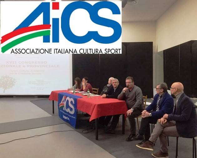 AICS a Congresso  Lo Sport sociale una risorsa per il paese  Bandera passa a  Vallara il testimone