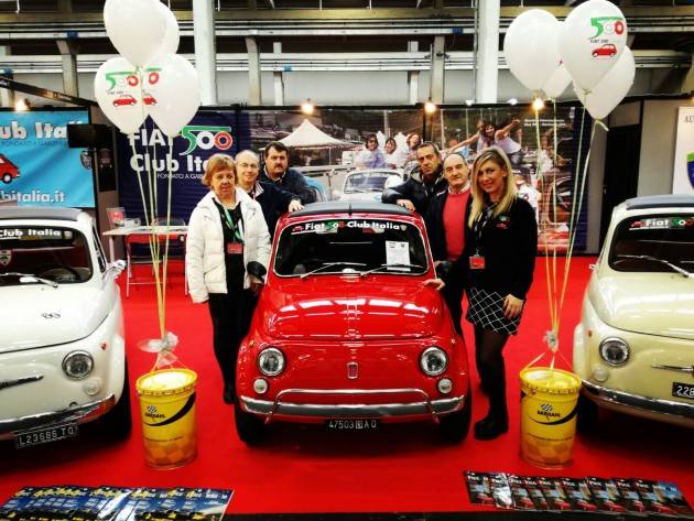 Automotoretrò 2017 Il Fiat 500 Club Italia festeggia i 60 anni del mitico cinquino