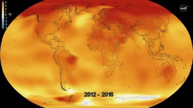 2016, l’anno più caldo mai registrato