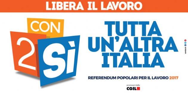 Cgil #Con2Sì Referendum lavoro, aperta la campagna elettorale a Palermo