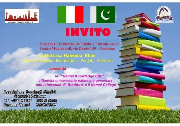 Cremona Haleema Khan presenta ‘Namal Knowledge City’