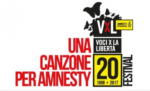 Premio Amnesty Italia Ecco le 10 canzoni sui diritti umani in gara nel 2017