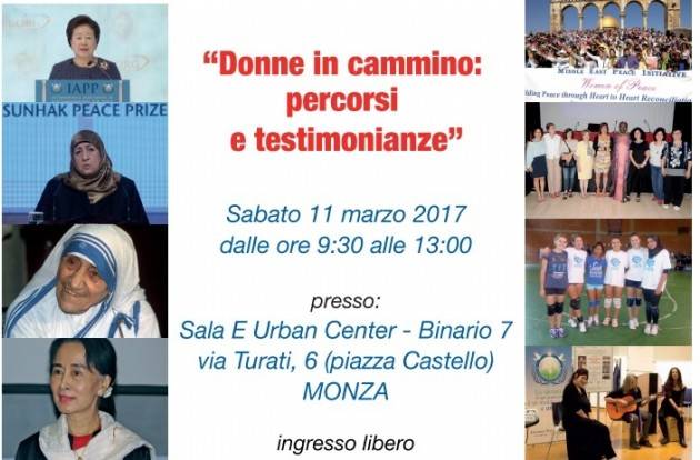 Convegno ‘Donne in cammino’ a Monza