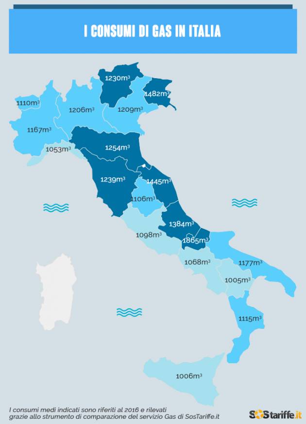 Gas Naturale: in quali regioni si può risparmiare di più?