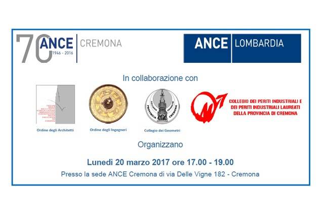 Cremona, ANCE: lunedì seminario sulla legge regionale di recupero seminterrati
