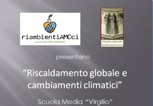 AmbienteScienze e il Gruppo RiambientiAMOci disponibile per incontri nelle scuole