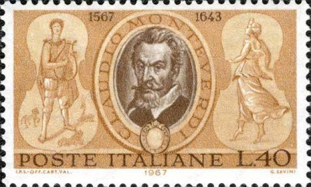 Poste dell'Ungheria ricordano con un francobollo il 450° di Claudio Monteverdi di Giorgio Barbieri 