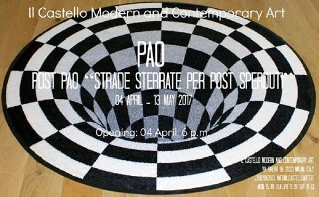 Il 4 aprile si inaugura a Milano la mostra Post Pao ‘Strade sterrate per post sperduti’