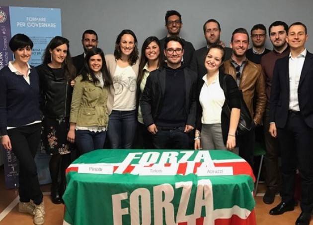 Cremona Riuscito l’incontro dei Giovani di FI  ‘DALLA CAMPAGNA ELETTORALE AL GOVERNO DEL COMUNI