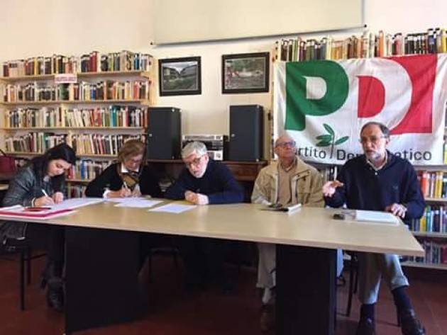 Congresso PD provincia di Cremona  I dati finali : Renzi al 68,3 % , Orlando al 30,01 ed Emiliano all’1,58