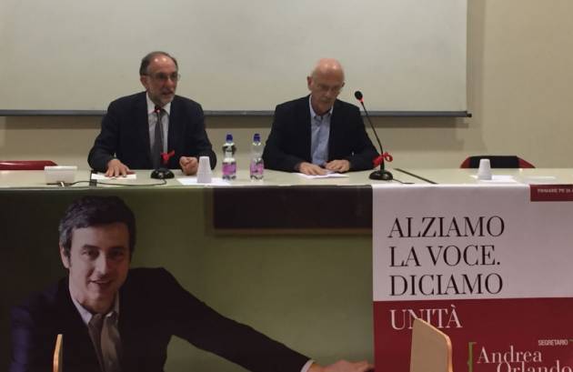 Successo dell’ incontro a Cremona  con Carlo Dell'Aringa del Comitato Orlando