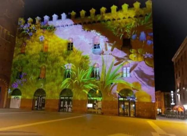 Monteverdi 450 Videomapping su palazzo comunale di Cremona