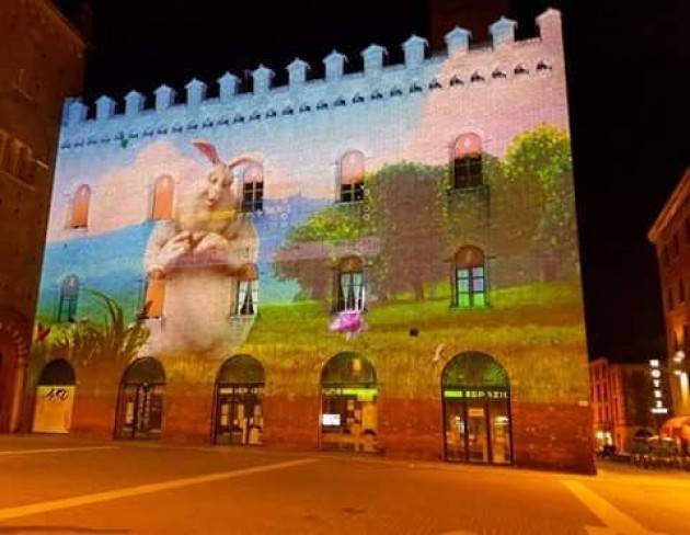 Monteverdi 450 Videomapping su palazzo comunale di Cremona