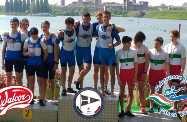 Canoisti della Bissolati: ottimi piazzamenti a Mantova