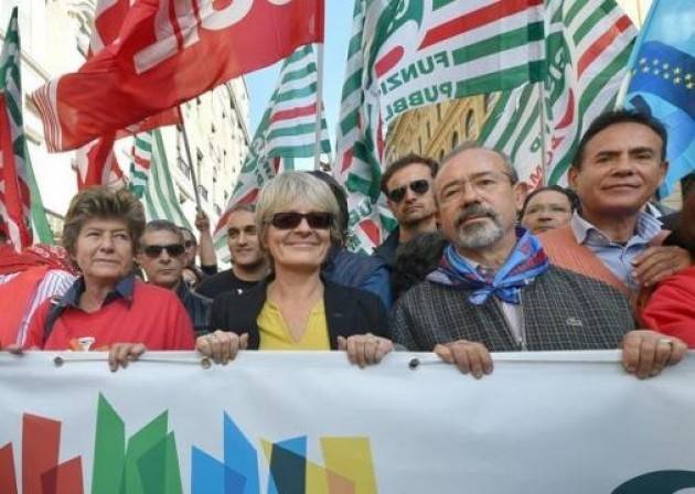 Cgil Contratto Statali, senza risorse per il rinnovo «sarà sciopero generale»