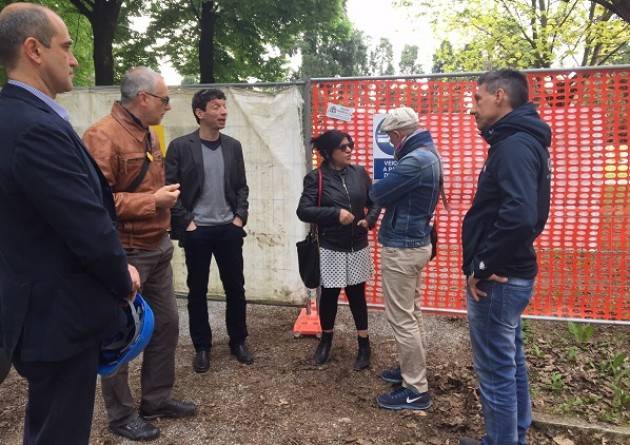 Cremona Civico Cimitero Sopralluogo in mattinata del Sindaco e dell'Assessore Rosita Viola