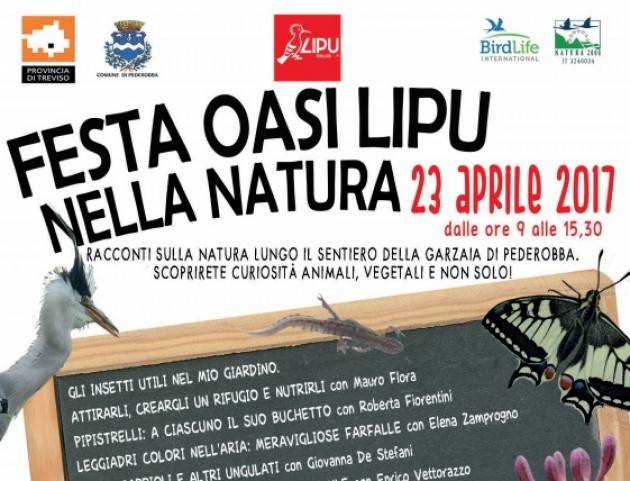 Prossima Festa Nazionale delle Oasi provinciale Trevigiana LIPU ‘La Garzaia’