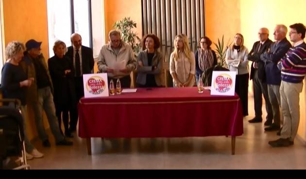 (Video) Presentata CREMA città della BELLEZZA lista civica a sostegno di Stefania Bonaldi Sindaco