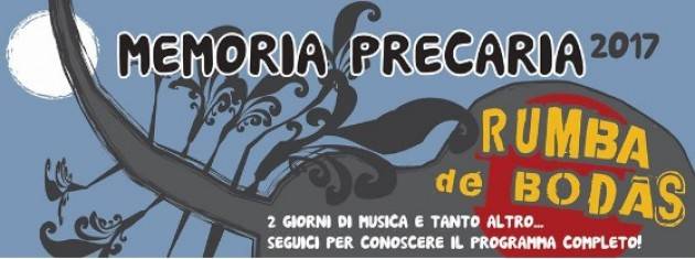 Memoria Precaria  il 24 e 25 aprile 2017 piazze Vittorio Veneto a Erba  